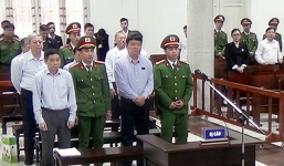 Hình ảnh ông Đinh La Thăng trong ngày đầu xét xử vụ PVN thiệt hại 800 tỷ đồng