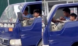 Vụ bé trai điều khiển xe tải gây xôn xao: Người chú bị phạt 8 triệu đồng