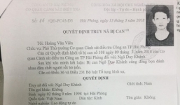 Truy nã thanh niên Hải Phòng đâm chết người