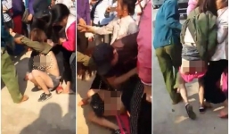 Vụ đánh ghen lột quần áo: Lãnh đạo xã tiết lộ về cô gái bồ nhí