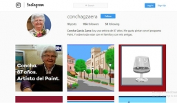 Vẽ trên máy tính bằng Paint, cụ bà 87 tuổi trở thành hot Instagramer vì những bức tranh quá xuất sắc