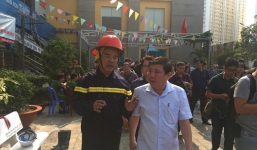 Chủ tịch UBND TPHCM kiểm tra hiện trường vụ cháy chung cư khiến 13 người chết