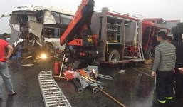 Vụ xe khách đâm xe cứu hoả: Tài xế xe khách nhờ luật sư trợ giúp pháp lý