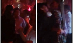 Lộ ảnh Kỳ Duyên 'quẩy' hết mình trong bar cùng bác sĩ Chiêm Quốc Thái