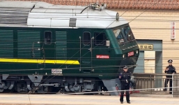 Đoàn tàu nghi chở ông Kim Jong-un vừa rời Bắc Kinh