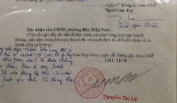 Cán bộ tư pháp giả mạo chữ ký chủ tịch phường để xây nhà trái phép gây xôn xao