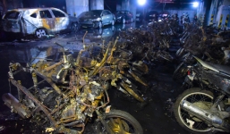 Bắt đầu sửa chữa tầng hầm chung cư Carina