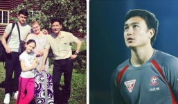 Hình ảnh bên gia đình của Văn Lâm - thủ thành điển trai đang 'đốn tim' hàng loạt NHM