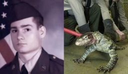 Ngửi thấy mùi hôi trong căn hộ, cảnh sát kiểm tra nhà của người nuôi thằn lằn khổng lồ và phát hiện cảnh tượng kinh hoàng