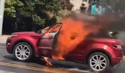 Thất tình, chàng trai nhảy vào siêu xe tự thiêu cùng bạn gái