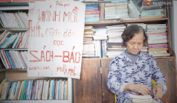 Cụ bà 73 tuổi trích lương hưu làm quầy sách báo miễn phí giữa Hà Nội: 'Từ lúc mở đến nay, ngày nào cũng nhận được quà'