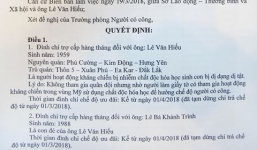 Làm giả hồ sơ nhận chế độ, người 'đi bộ đội lúc 9 tuổi' bị truy thu gần 350 triệu đồng