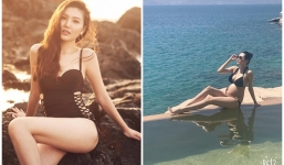 Mỹ nữ Vũng Tàu đi siêu xe 70 tỷ vẫn đẹp đốn tim dù đang mang bầu tháng cuối