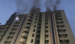 Người Việt hoảng loạn khi đám khói lớn bùng phát tại chung cư Thái Lan