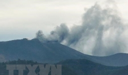 Nhật Bản: Núi lửa Shimmoe lại phun trào, cột tro bụi cao đến 5.000m