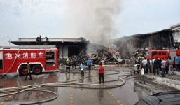 Đám cháy kéo dài 30 giờ tại nhà máy sợi ở Quảng Ninh cơ bản được khống chế