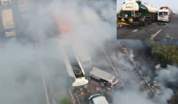 Vụ đốt cỏ gây tai nạn liên hoàn trên cao tốc: Trách nhiệm thuộc về ai?