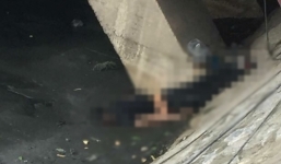 Người dân hoảng loạn bỏ chạy khi phát hiện xác nam thanh niên úp mặt nổi ở bờ sông Lừ