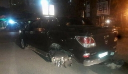 Công an Ô Chợ Dừa nói gì về vụ ô tô kéo lê xe máy hàng trăm mét trên phố Hà Nội?