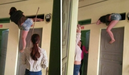 Hình ảnh chứng minh não cá vàng là hội có siêu năng lực vào nhà mà không cần chìa khoá!