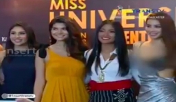 Phạm Hương bị che mờ vòng một trên kênh truyền hình Indonesia vì trang phục quá hở?