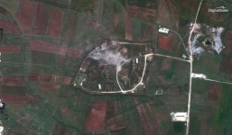 Hình ảnh vệ tinh mới nhất chứng minh Syria đã thiệt hại nặng nề sau vụ tấn công ngày 14/4