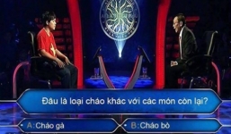 Câu hỏi 'Ai là triệu phú' khiến dân tình cãi nhau ỏm tỏi: Đâu là loại cháo khác với các món còn lại?