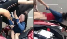 Giật chồng người khác 4 năm còn nhắn tin dọa giết con của nhân tình, bồ nhí bị đánh bầm dập trên phố