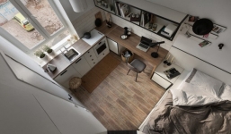 Căn hộ siêu nhỏ chưa đầy 18m² nhưng sẽ khiến bạn không còn lời nào để chê khi nhìn ngắm