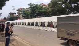 Bắc Giang: Rạp cưới khổng lồ dài bằng cả dãy phố, bên trong là 300 mâm cỗ ăn 2 ngày mới hết