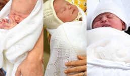 Lộ diện những hình ảnh đầu tiên của Hoàng tử út: Giống anh cả George và chị Charlotte như tạc!