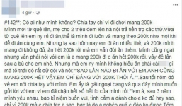 Yêu nhau suốt 3 năm, chàng trai bị 'đá' chỉ vì: 'Lần đi chơi nào cũng mang 200 nghìn, em chỉ đáng thế thôi à?'