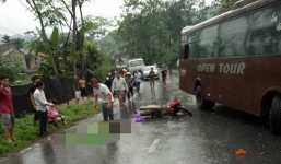 Ô tô đề biển 'xe đi Đền Hùng' gây tai nạn khiến năm người nhập viện