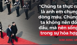 So với hai lần thượng đỉnh trước, ông Kim và ông Moon đã cùng nhau đi rất xa