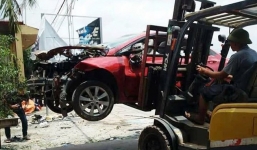 Hải Phòng: Xe hơi nổ tung nghi do gài mìn