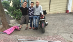 CSGT Hà Nội khống chế 3 đối tượng ngông nghênh khiến người dân sợ hãi