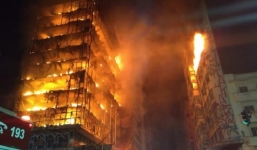Tòa nhà 26 tầng ở Brazil đã đổ sập vì hỏa hoạn