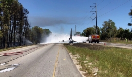 Máy bay vận tải quân sự rơi tại Mỹ, toàn bộ 9 người thiệt mạng