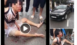 Công an thông tin vụ tài xế ô tô nghi bắt cóc trẻ em bị dân đánh bầm dập