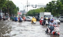 Chủ 'siêu máy bơm' ở Sài Gòn nói đường Nguyễn Hữu Cảnh ngập sâu hôm nay vẫn trong giới hạn