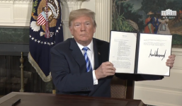 Tổng thống Trump quyết định rút Mỹ khỏi thỏa thuận hạt nhân Iran