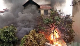 Cháy lớn trong cửa hàng chăn ga gối đệm, một cụ bà tử vong thương tâm