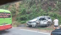 4 xe va chạm liên hoàn ở dốc Cun, 3 người thương vong