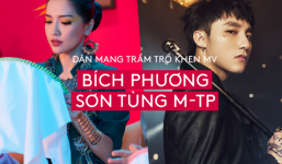 Dân mạng đồng loạt kêu gọi 'cày view' cho cả Sơn Tùng M-TP và Bích Phương, trầm trồ khen 'trên cả những gì mong đợi'