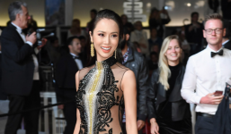 Vũ Ngọc Anh mặc váy 1 tỷ, đeo trang sức 5 tỷ lên thảm đỏ LHP Cannes