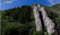 Kết cấu lạ hơn 180 triệu năm tuổi tạo nên 'đường trượt nước' khổng lồ