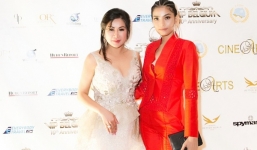 Cindy Mai Anh Trần, Á hậu Trương Thị May đọ sắc tại dạ tiệc Cannes