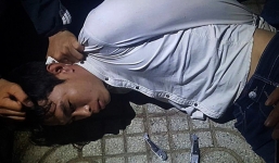 Đội săn bắt cướp khống chế tại trận thanh niên trấn lột tài sản của đôi tình nhân