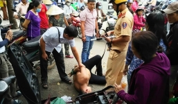 CSGT cùng dân truy đuổi bắt gọn đối tượng trộm xe trên đường phố Sài Gòn