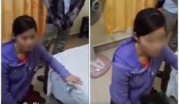 Thanh Hóa: Vợ quỳ xin lỗi sau khi bị chồng bắt quả tang vào nhà nghỉ với người đàn ông lạ